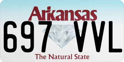 AR license plate 697VVL