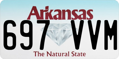 AR license plate 697VVM
