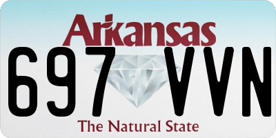 AR license plate 697VVN