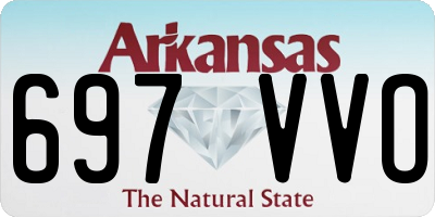 AR license plate 697VVO