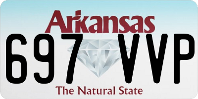 AR license plate 697VVP