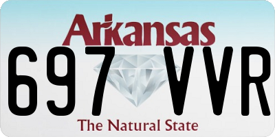 AR license plate 697VVR