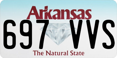 AR license plate 697VVS