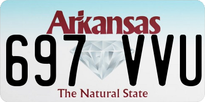 AR license plate 697VVU