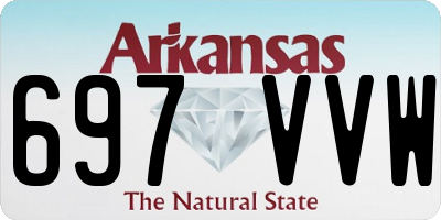 AR license plate 697VVW