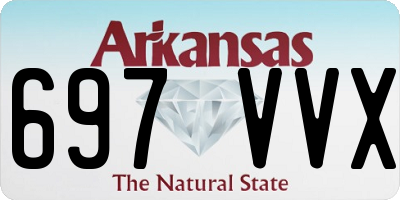 AR license plate 697VVX