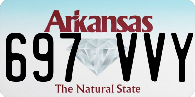 AR license plate 697VVY