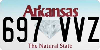 AR license plate 697VVZ
