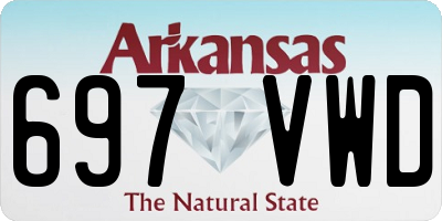 AR license plate 697VWD