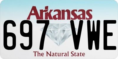 AR license plate 697VWE