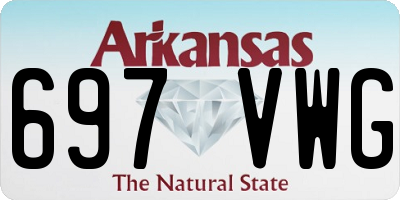 AR license plate 697VWG