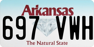 AR license plate 697VWH