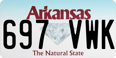 AR license plate 697VWK