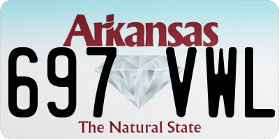 AR license plate 697VWL