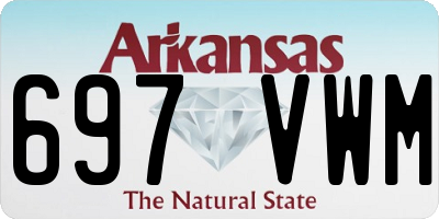 AR license plate 697VWM