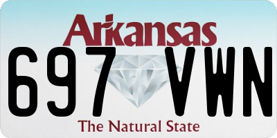 AR license plate 697VWN