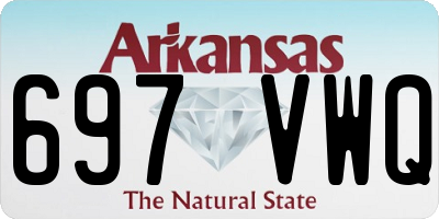 AR license plate 697VWQ