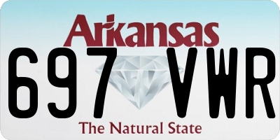 AR license plate 697VWR