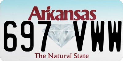 AR license plate 697VWW