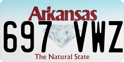 AR license plate 697VWZ
