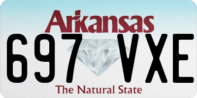 AR license plate 697VXE