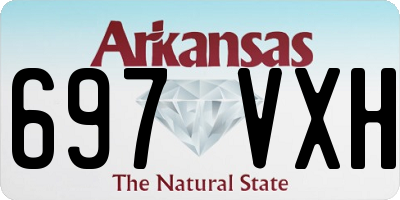 AR license plate 697VXH