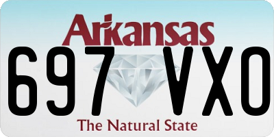 AR license plate 697VXO