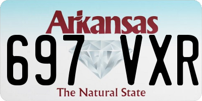 AR license plate 697VXR