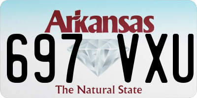AR license plate 697VXU