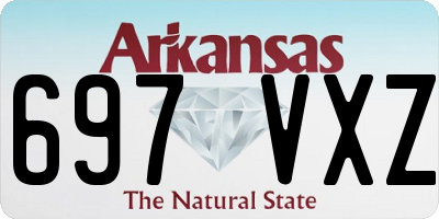 AR license plate 697VXZ