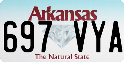 AR license plate 697VYA
