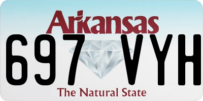 AR license plate 697VYH