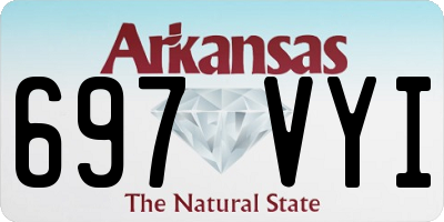AR license plate 697VYI