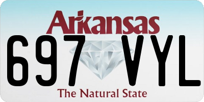 AR license plate 697VYL