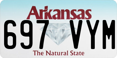 AR license plate 697VYM