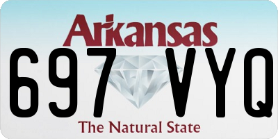 AR license plate 697VYQ