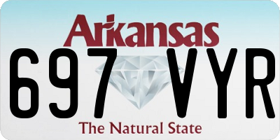 AR license plate 697VYR