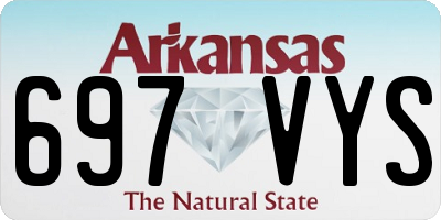 AR license plate 697VYS