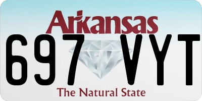 AR license plate 697VYT