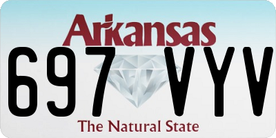 AR license plate 697VYV