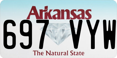 AR license plate 697VYW