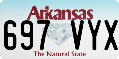 AR license plate 697VYX