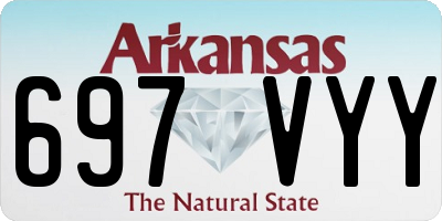 AR license plate 697VYY