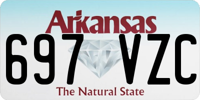 AR license plate 697VZC