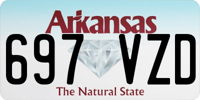 AR license plate 697VZD