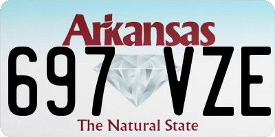 AR license plate 697VZE