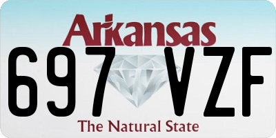 AR license plate 697VZF