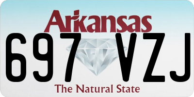 AR license plate 697VZJ
