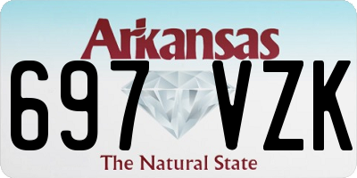 AR license plate 697VZK