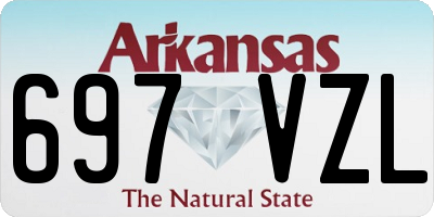 AR license plate 697VZL